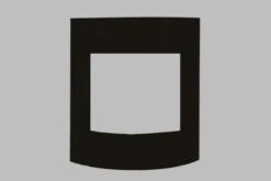 Amantii Curved Portrait Glass Surround For WM-BI-2428-VLR Electric Fireplaces