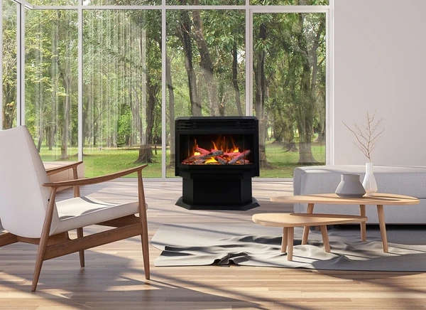 Amantii 26 Inch Free-Standing Electric Fireplace - Image 4