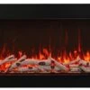 Amantii 40 Inch Tru-View XL Built-In Smart Electric Fireplace