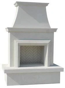 American Fyre Designs Vent Free Contractor's Fireplace With Moulding