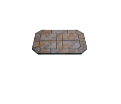 American Panel 40 X 40 Inches Tartara Single-Cut Corner Type 2 Stove Board