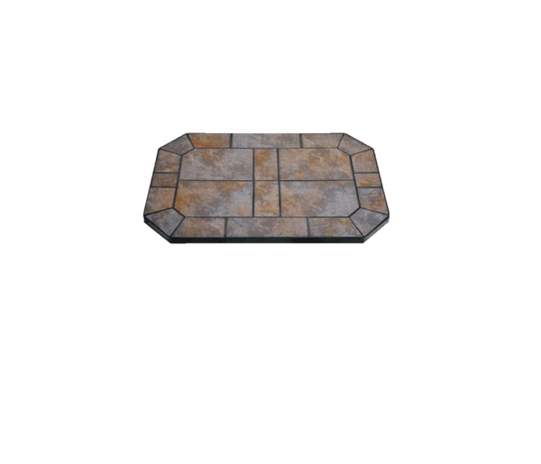 American Panel 40 X 40 Inches Tartara Single-Cut Corner Type 2 Stove Board