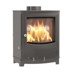 Arada Stoves Grey Farringdon 12 Eco Wood Burning Stove