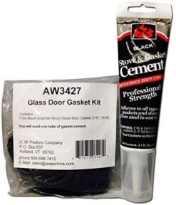 AW Perkins 110 Inch Vermont Castings Glass Door Gasket Kit For Intrepid Series Stoves