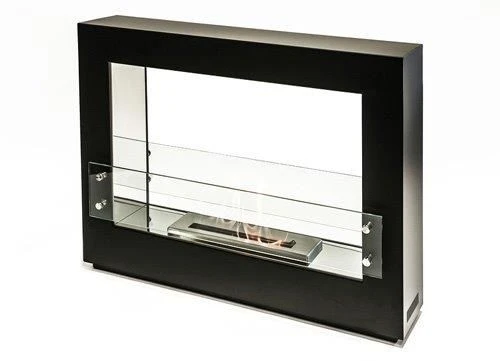 Bio Flame 36 Inch Rogue 2.0 See-Through Ethanol Fuel Fireplace