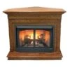 Buck Stove Corner Fireplace Mantel With Model 42ZCBB Vent Free Builder Series Gas Firebox
