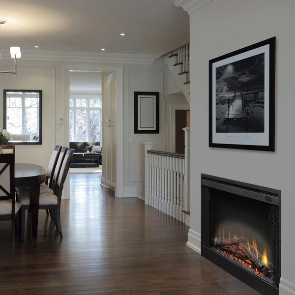 Dimplex 33 Inch Slim Direct Wire Electric Fireplace Firebox - Image 3