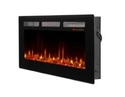 Dimplex 48 Inch Sierra Linear Electric Wall Mounted Fireplace