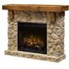 Dimplex Fieldstone Electric Fireplace With Mantel