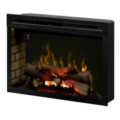 Dimplex 33 Inch Plug-in Electric Fireplace Firebox With Multi-Fire XD And Realogs