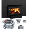 Drolet Escape 1500-I Wood Burning Fireplace Insert Kit - 25 Feet