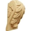 Ekena Millwork 1 3/4 Inch Mini Acanthus Leaf Block Corbel