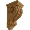 Ekena Millwork 3 1/2 Inch Small Acanthus Wood Corbel