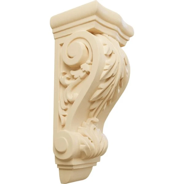 Ekena Millwork 3 1/2 Inch Small Farmingdale Acanthus Corbel - Image 3