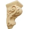 Ekena Millwork 3 1/2 Inch Small Traditional Acanthus Corbel