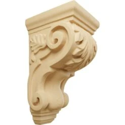 Ekena Millwork 3 1/2 Inch Small Traditional Acanthus Corbel