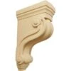 Ekena Millwork 3 3/8 Inch Boston Traditional Scroll Corbel