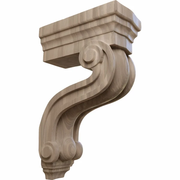 Ekena Millwork 3 3/8 Inch Los Angeles Hollow Back Corbel - Image 6