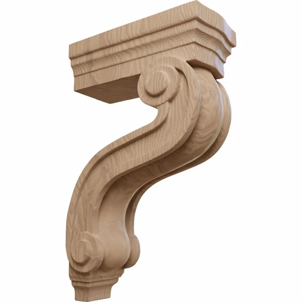 Ekena Millwork 3 7/8 Inch Los Angeles Hollow Back Corbel - Image 3