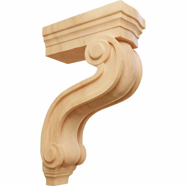 Ekena Millwork 3 7/8 Inch Los Angeles Hollow Back Corbel - Image 4