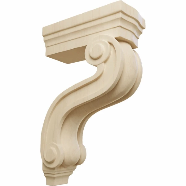 Ekena Millwork 3 7/8 Inch Los Angeles Hollow Back Corbel - Image 5