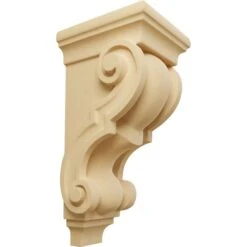 Ekena Millwork 4 1/2 Inch Medium Traditional Wood Corbel