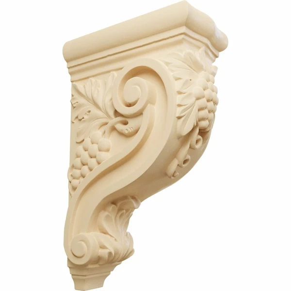 Ekena Millwork 4 1/4 Inch Devon Grapes And Vines Corbel - Image 4