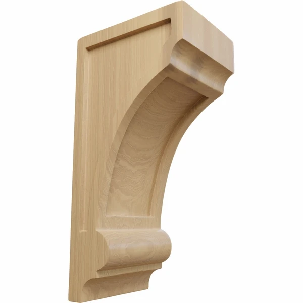 Ekena Millwork 4 3/4 Inch Diane Recessed Wood Corbel - Image 2