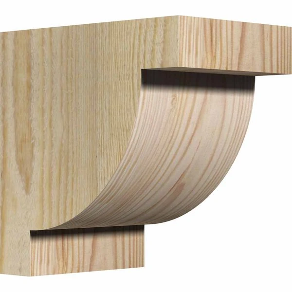 Ekena Millwork 4 Inch Alpine Rough Sawn Corbel