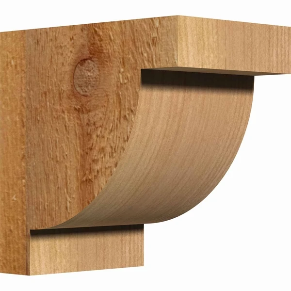 Ekena Millwork 4 Inch Alpine Rough Sawn Corbel - Image 2
