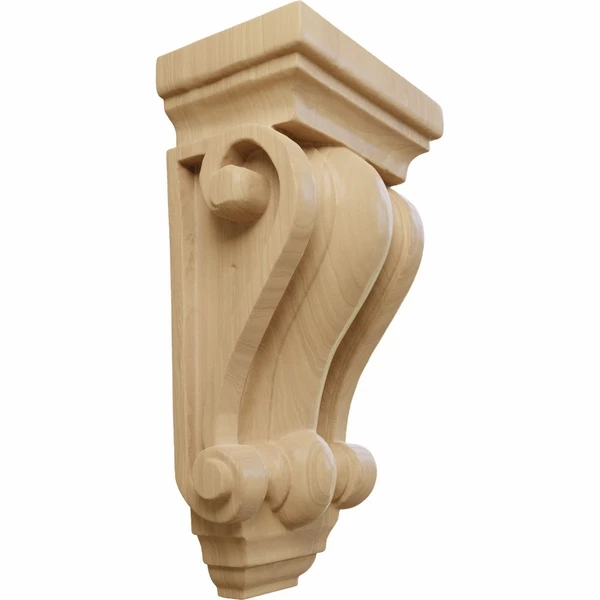 Ekena Millwork 4 Inch Cole Pilaster Wood Corbel - Image 2