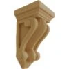 Ekena Millwork 4 Inch Devon Traditional Wood Corbel