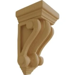 Ekena Millwork 4 Inch Devon Traditional Wood Corbel