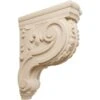 Ekena Millwork 4 Inch Large Hudson Acanthus Wood Corbel