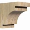 Ekena Millwork 4 Inch Mediterranean Rough Sawn Corbels