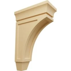 Ekena Millwork 4 Inch Medium Lucan Wood Corbel
