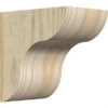 Ekena Millwork 4 Inch Rough Sawn Carmel Corbels