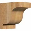 Ekena Millwork 4 Inch Rough Sawn Newport Corbel