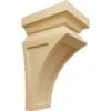 Ekena Millwork 4 Inch Small Nevio Wood Corbel
