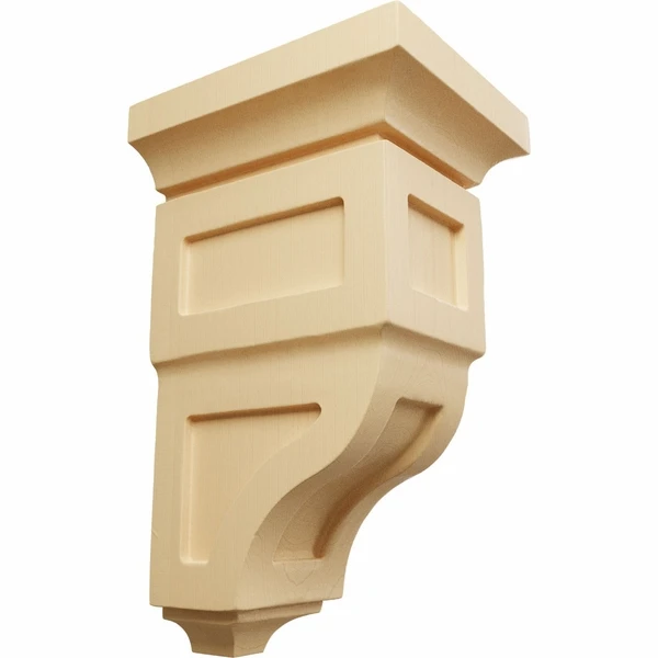 Ekena Millwork 4 Inch Small Reyes Wood Corbel - Image 3