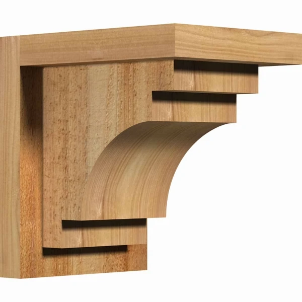 Ekena Millwork 5 1/2 Inch Mediterranean Corbels With Backplate - Image 2