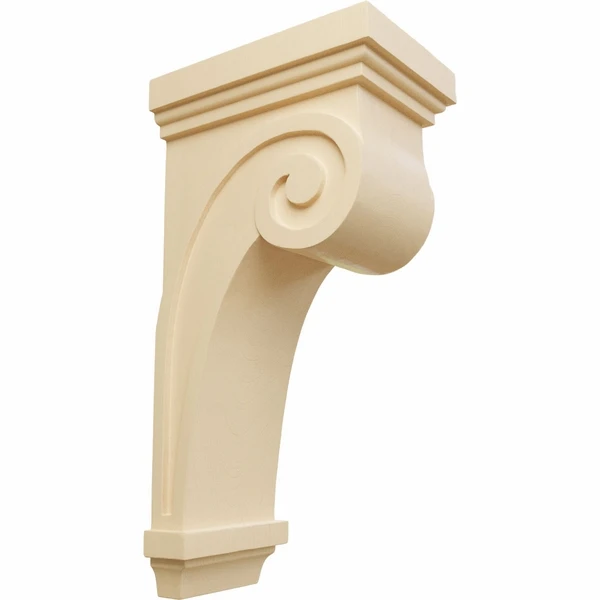 Ekena Millwork 5 1/2 Inch Scroll Corbel - Image 3