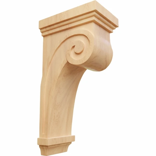 Ekena Millwork 5 1/2 Inch Scroll Corbel - Image 4