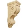 Ekena Millwork 5 Inch Large Traditional Wood Corbel