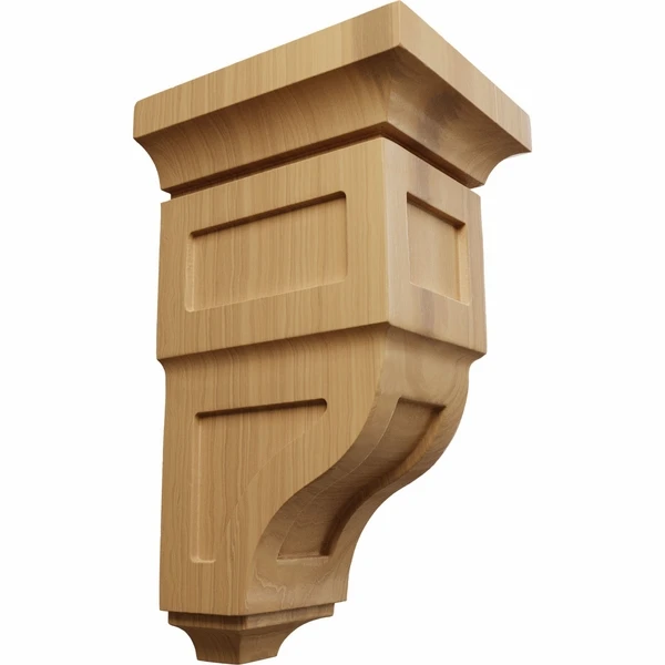 Ekena Millwork 5 Inch Medium Reyes Wood Corbel - Image 2