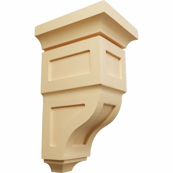 Ekena Millwork 5 Inch Medium Reyes Wood Corbel - Image 3