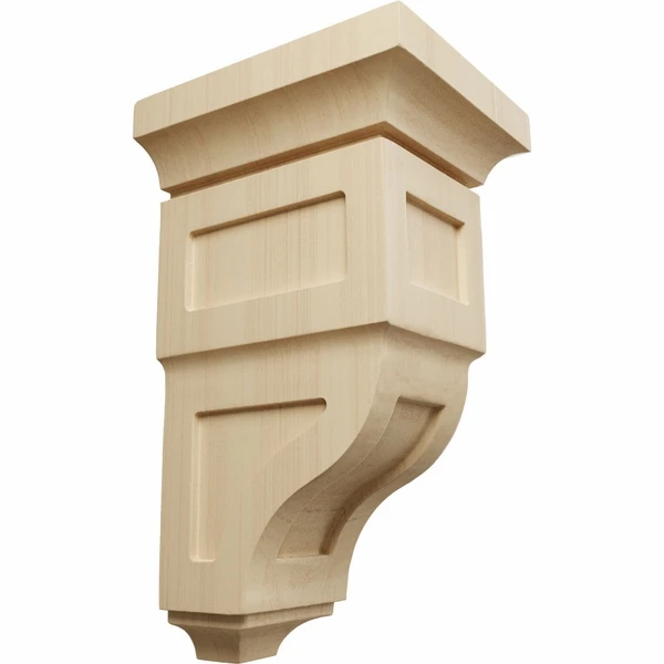 Ekena Millwork 5 Inch Medium Reyes Wood Corbel - Image 5