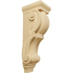Ekena Millwork 6 1/2 Inch Small Jumbo Traditional Wood Corbel