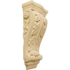 Ekena Millwork 6 1/4 Inch Medium Farmingdale Acanthus Pilaster Corbel