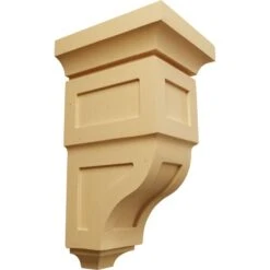 Ekena Millwork 6 Inch Large Woodruff Wood Corbel